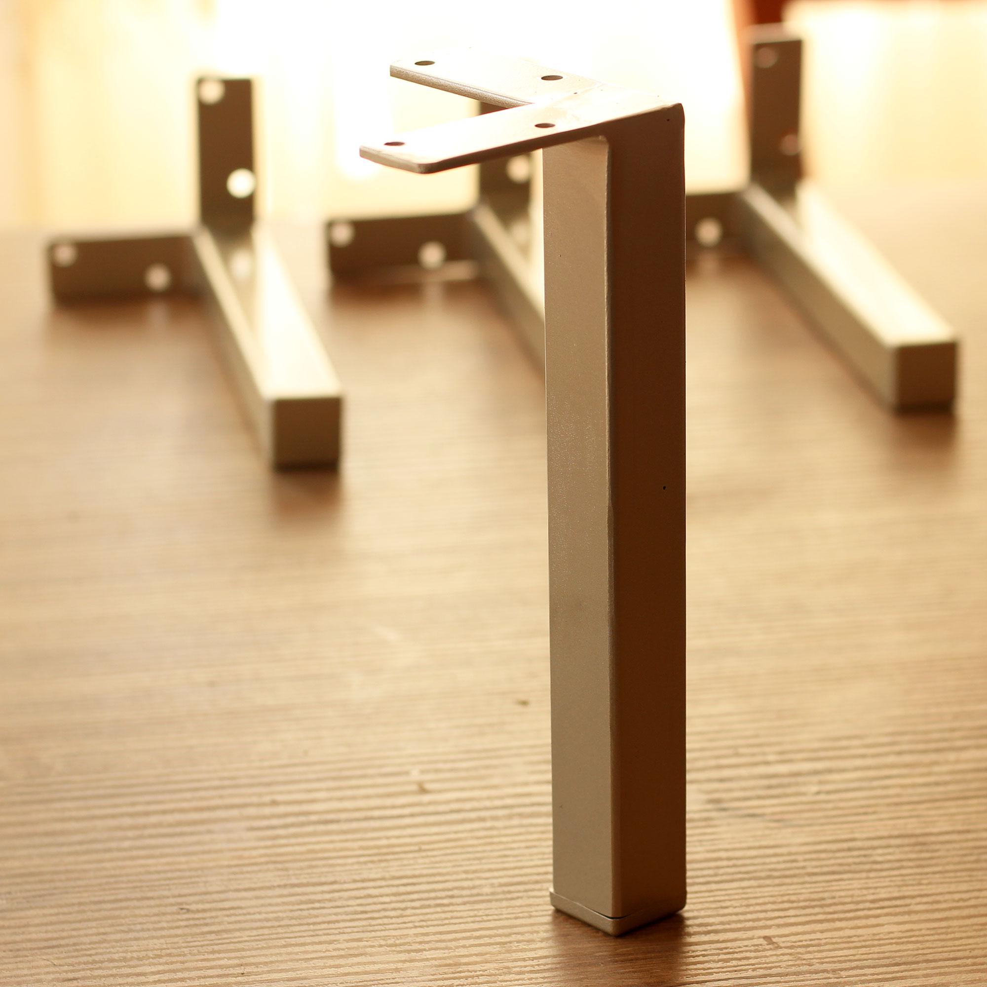 4-Inch Metal Cabinet Furniture Legs – 4 Pack, 10cm Height, For Sofa, Table, Cabinet & Bed Frames