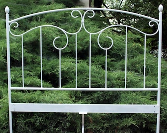 Bed headboard, Metal bed frame, Handmade wrought iron furniture, Minimalist bed frame, Customizable bed frame