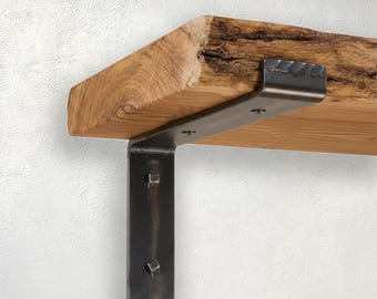 Handgefertigte Regalträger aus Stahl, robuste L-förmige Wandhalterung für industrielle Anwendungen