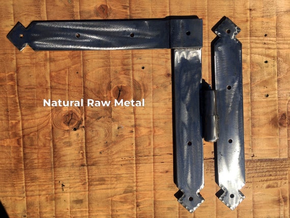 Set 6 Cerniere Pesanti Per Porte In Legno - Ferro Q235, Nere, Con 54 Viti - Foto 5