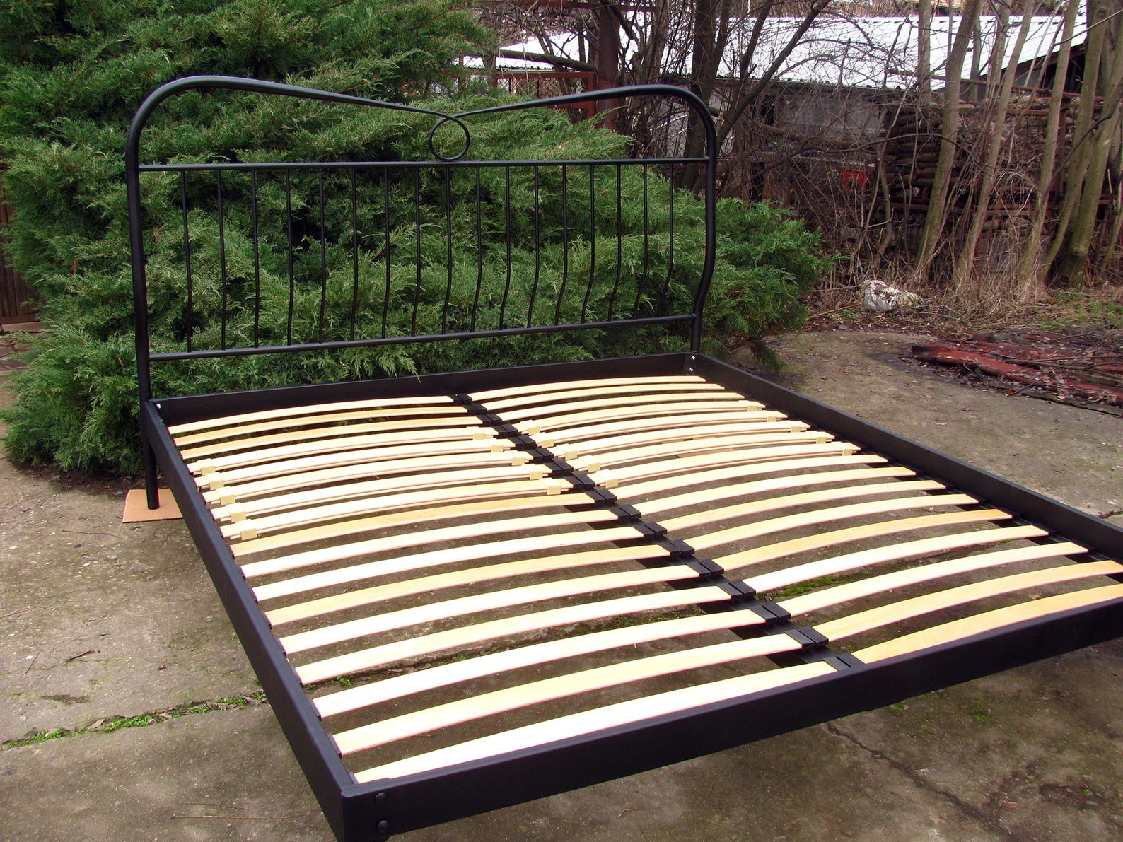 Rustic Metal Bed Wrought Iron Bed Vintage Iron Bed Classic Etsy