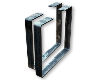 Gambe per panca in acciaio: gambe per tavolo industriali, set da 2