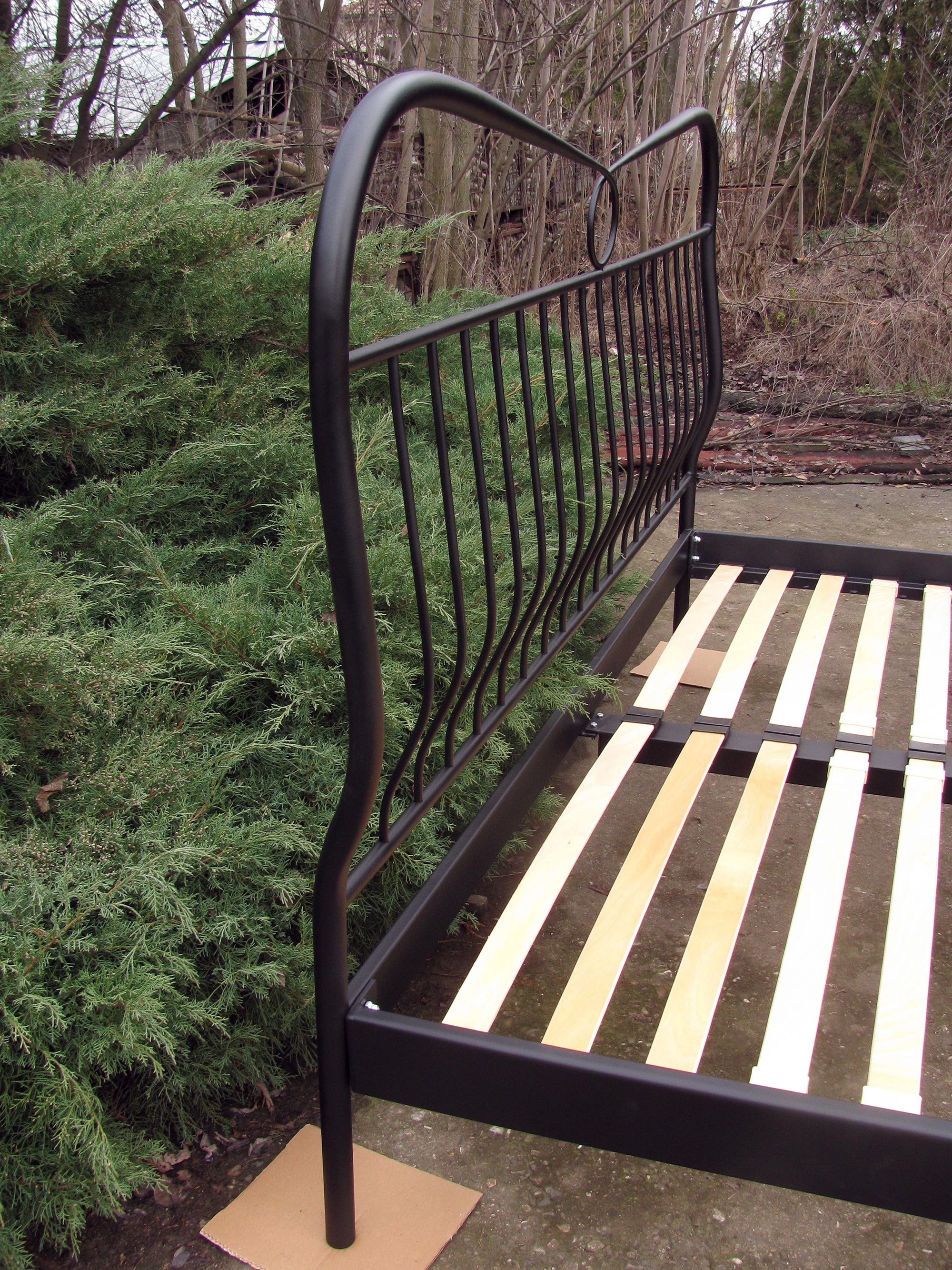 Rustic Metal Bed Wrought Iron Bed Vintage Iron Bed Classic Etsy