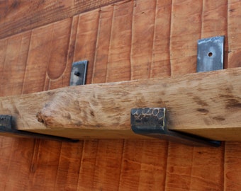 Handgefertigte Regalhalterungen aus Stahl, robuste Industriegerüsthalterung