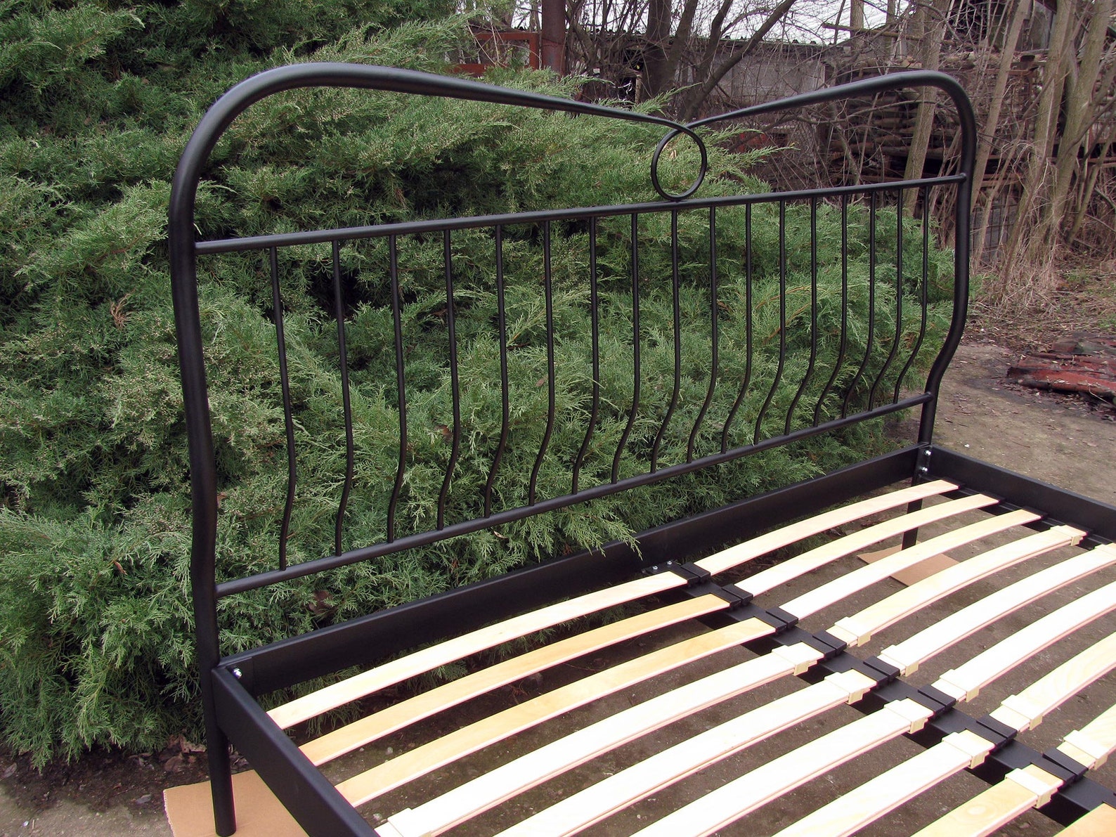 Rustic Metal Bed Wrought Iron Bed Vintage Iron Bed Classic Etsy