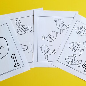 Printable Numbers All About Number Worksheets, Preschool, Kindergarten, Homeschool, Coloring Page, Prek Worksheets, Digital Download