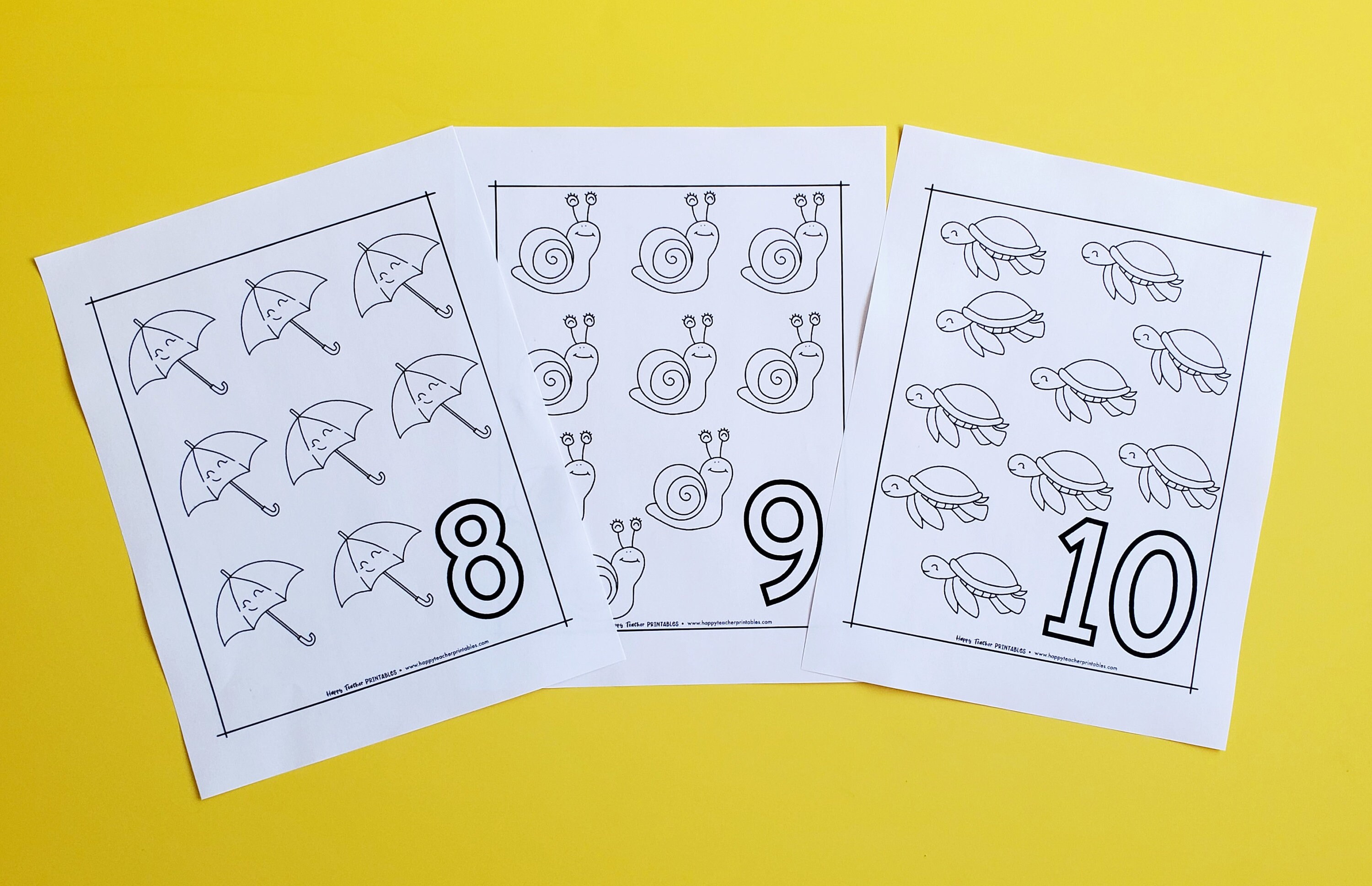 Printable Numbers All About Number Worksheets, Preschool, Kindergarten ...