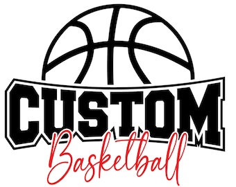 Custom Basketball Team SVG: Mascot Silhouette (Digital Download)