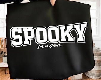 Spooky Season SVG: Halloween Shirt Design, Cricut Cut File (Digital File)