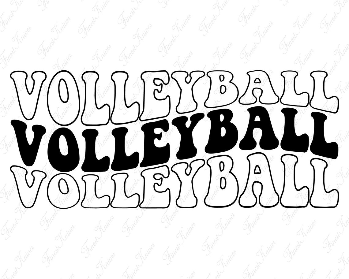 Volleyball Svg Game Day Svg Volleyball Fan Svg Volleyball Etsy