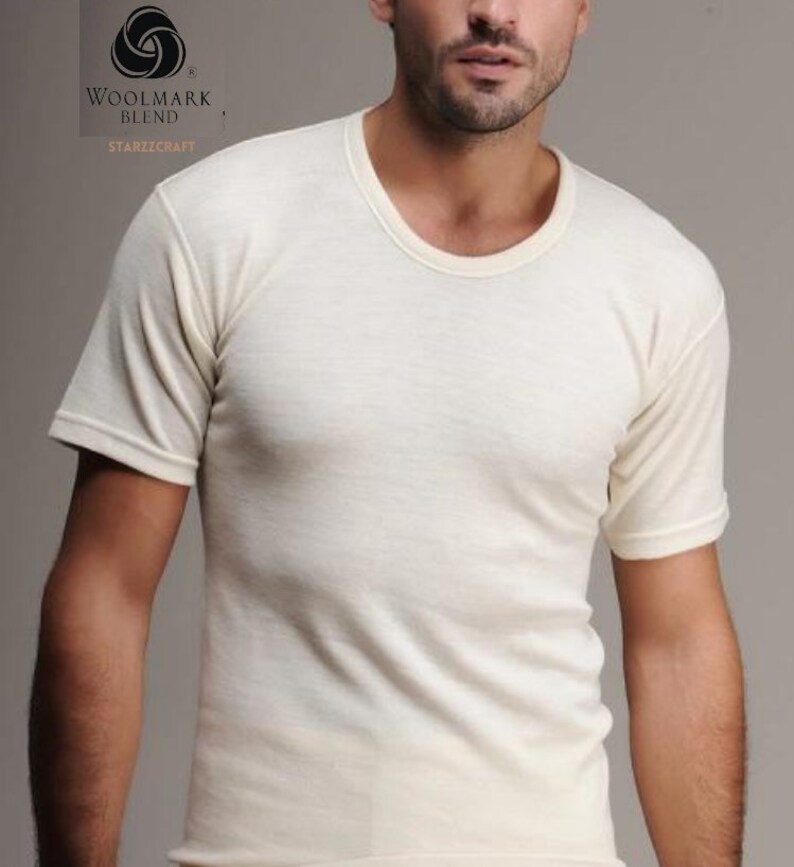 100 Merino Wool Men's Underwear, Thermal Winter Undershirt, Sleeveless