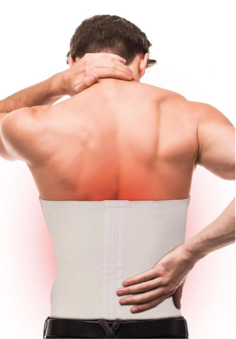 Merino Wool Elastic Belt Wrap Thermotherapy UNISEX Stomach Warmer Therapeutic Healing Kidney