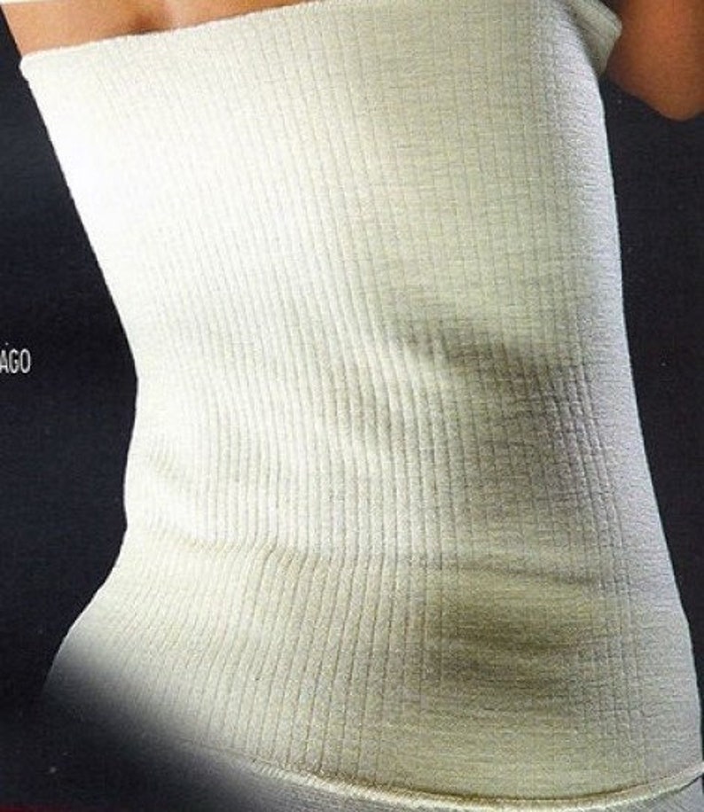 100 Merino Wool Elastic Belt Wrap Thermotherapy UNISEX Stomach Warmer Therapeutic Healing