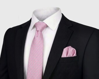 100% Pure Silk Tie Set Patterned Luxury Mens Necktie For Groom Wedding Birthday Gift Suit Accessories Groomsmen Personalized Box