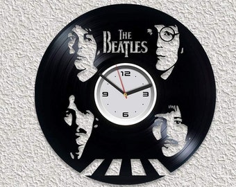 The Beatles Vinyl Record Round Clock The Beatles Wall Art Music Original Home Decor Legends Art Gift For Musician