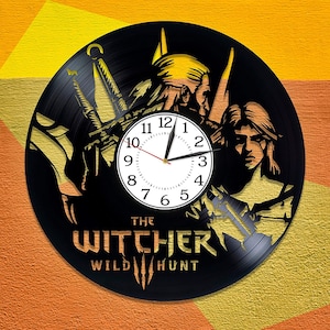 Video Game Vinyl Record Unique Wall Clock Gamer Art For Room Original Decor For Girl Gamer Gifts New Home Gifts For Man