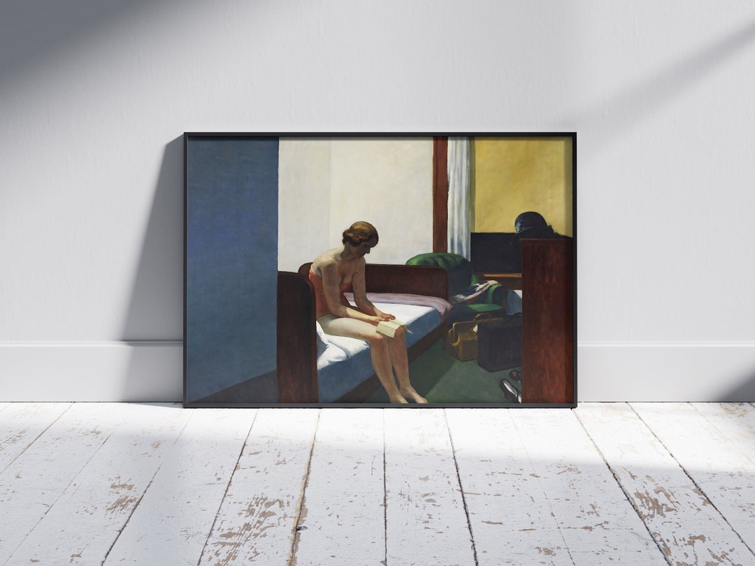 Edward Hopper Poster, Hotel Room 1931 Poster , Exhibition Poster
