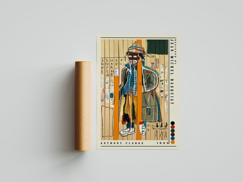 Jean Michel Basquiat Basquiat Print Street Art Exhibition Poster