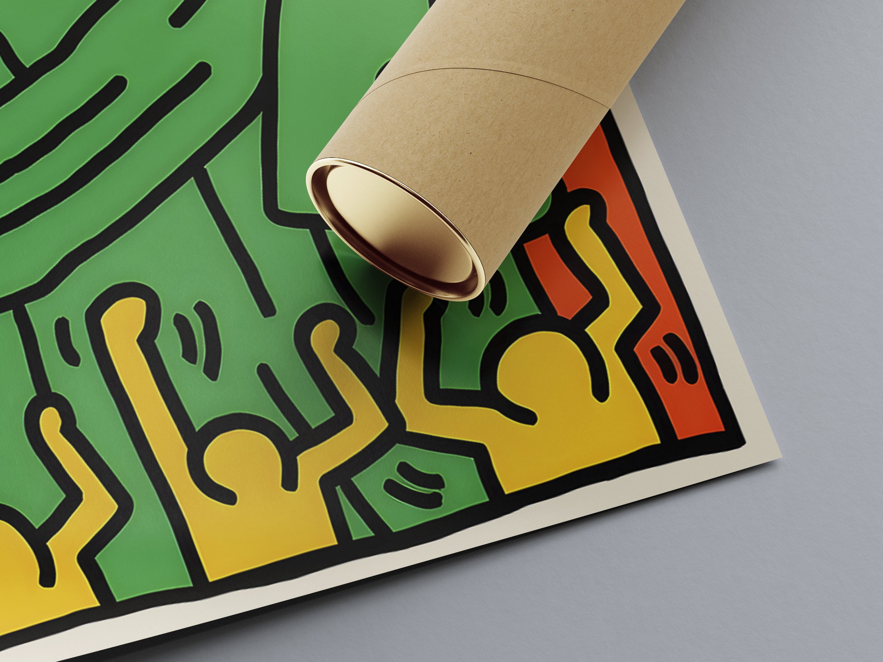 Keith Haring Poster Statue of Liberty Haring Print - Etsy