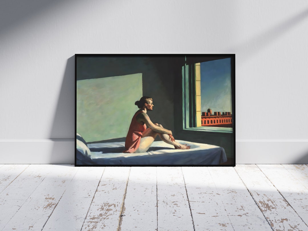Edward Hopper Morning Sun 1952 Poster Exhibition Poster Etsy