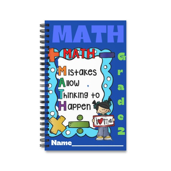 Math Journal Grade 2 Etsy