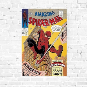 Avengers poster/spiderman poster/movie poster avengers/comic art/poster avengers/spiderman wall art poster/vintage poster spiderman/prints image 5