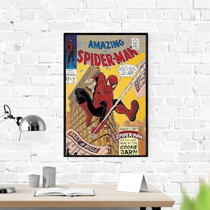 Avengers poster/spiderman poster/movie poster avengers/comic art/poster avengers/spiderman wall art poster/vintage poster spiderman/prints image 4