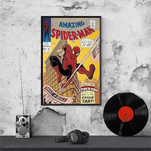 Avengers poster/spiderman poster/movie poster avengers/comic art/poster avengers/spiderman wall art poster/vintage poster spiderman/prints image 2