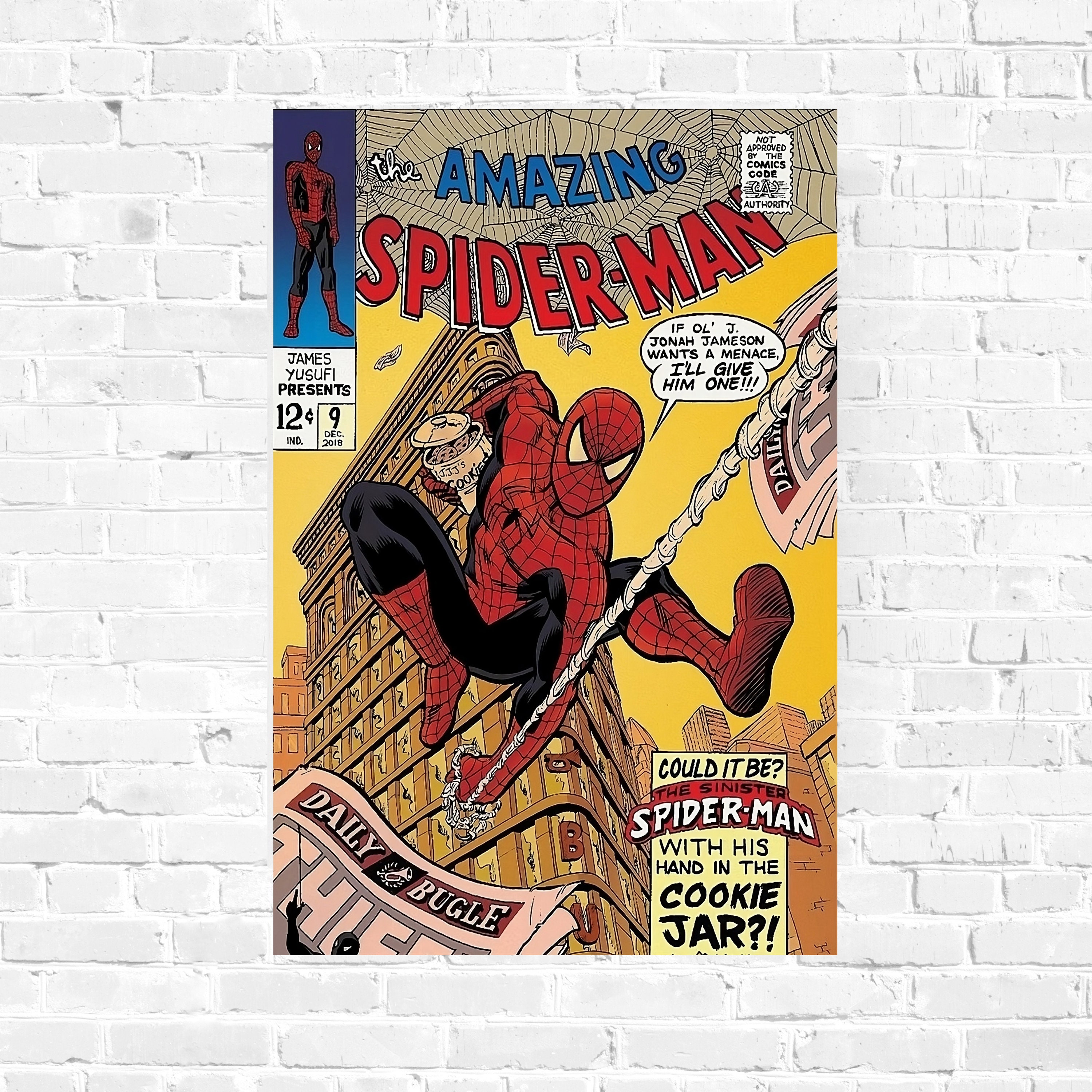 Vintage spiderman poster - Etsy 日本