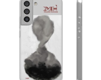 Abstract Ink Hourglass Smoke Custom Phone Case | Flexi Case