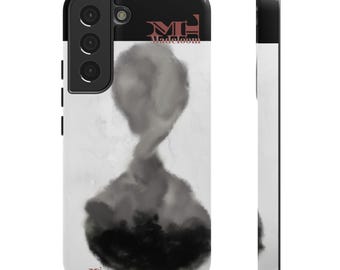 Abstract Ink Silhouette Phone Case