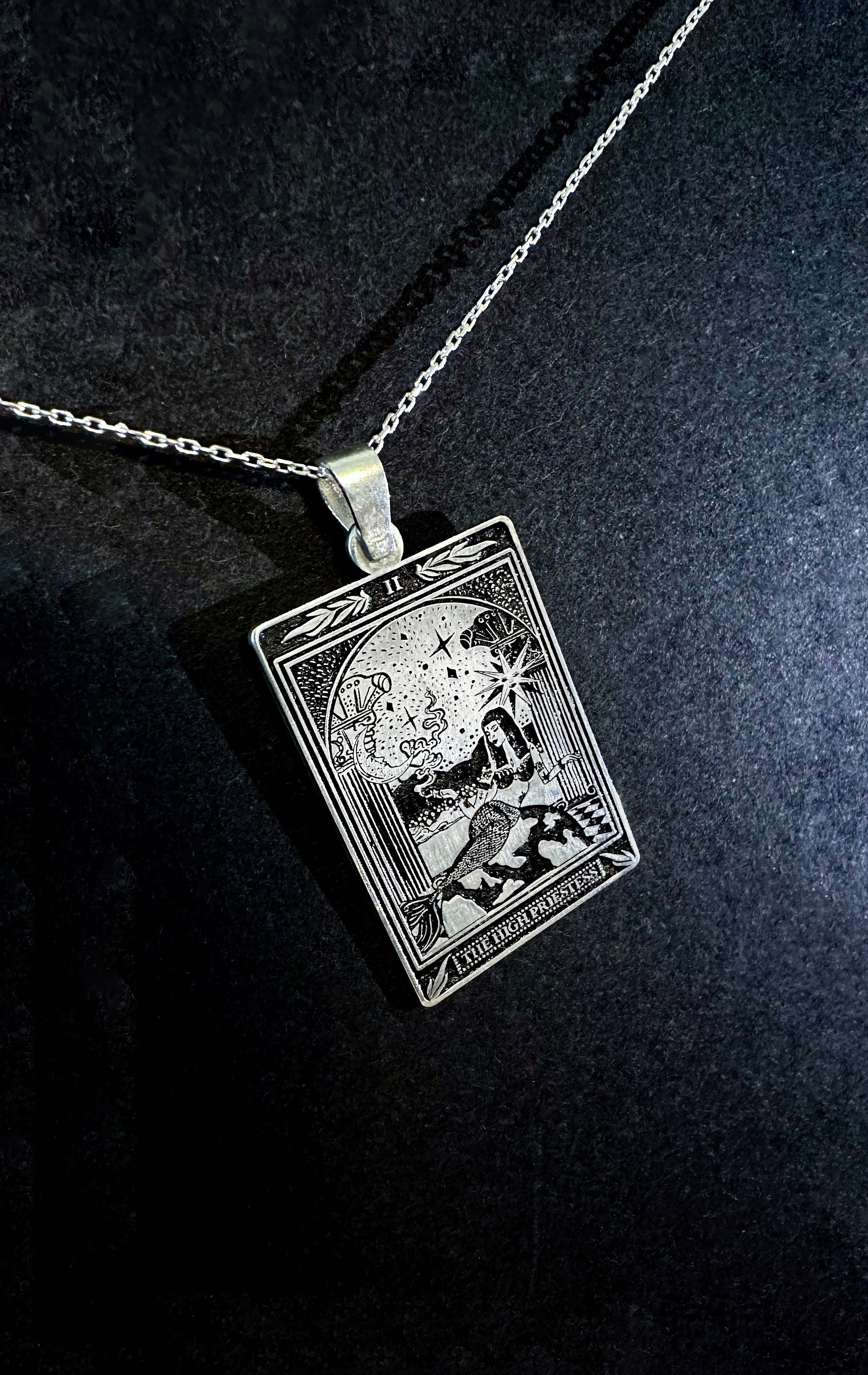 CarterGore Tarot Necklace - The High Priestess main image 1