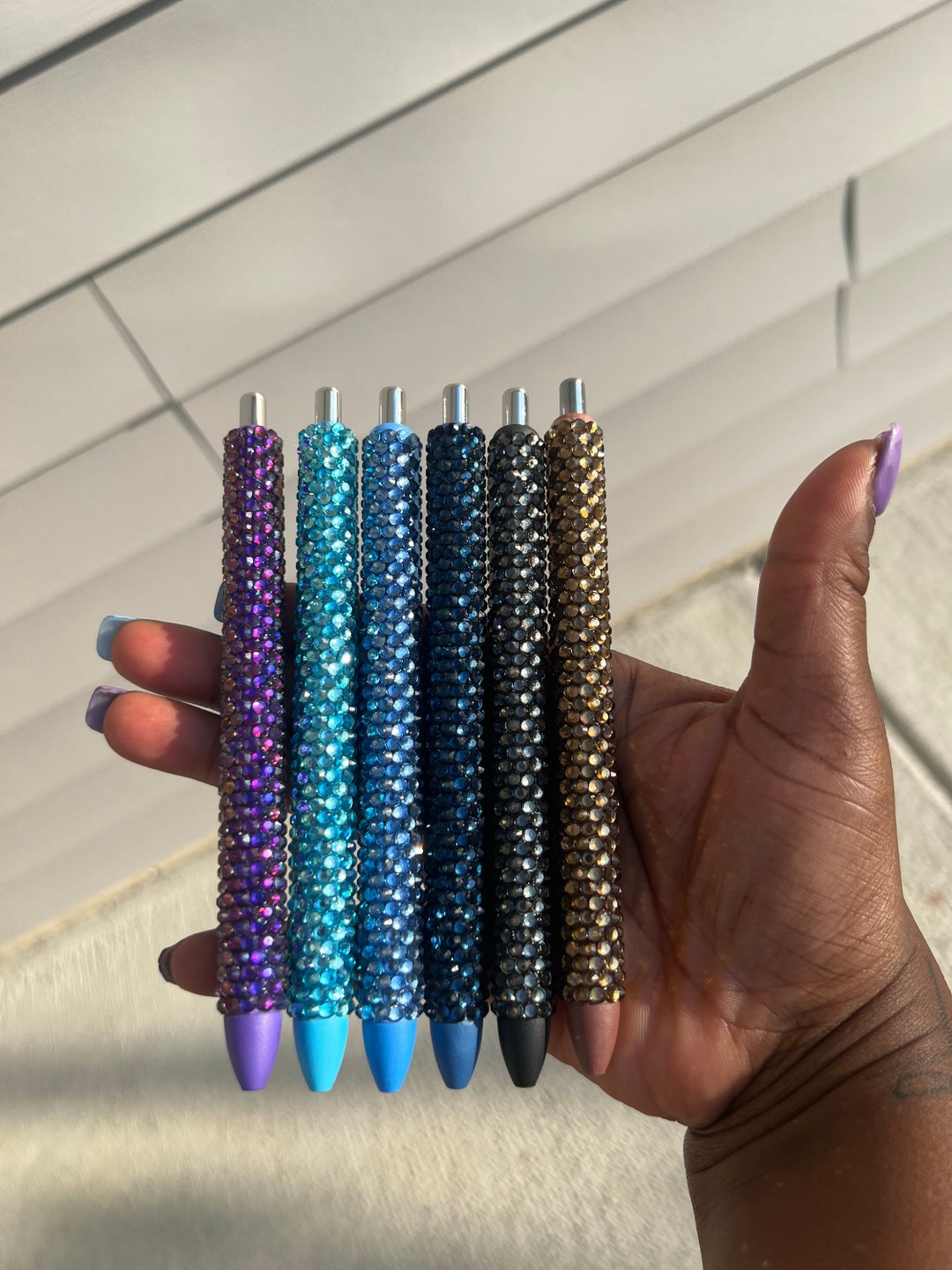 Custom Rhinestone Pens Classic Custom Rhinestone Pens| Other Colors - Etsy