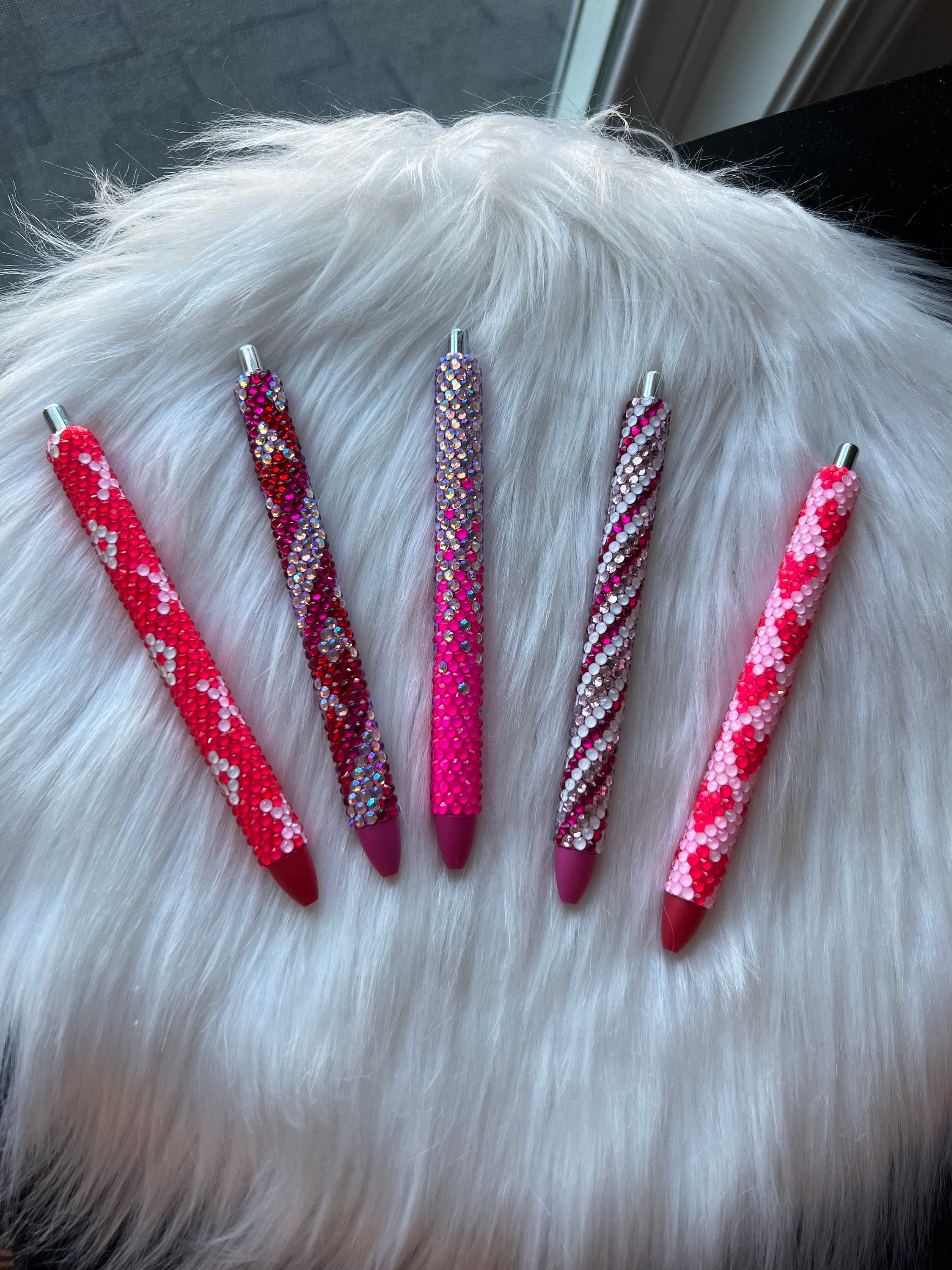 Custom Rhinestone Pens New! Valentine's Custom Rhinestone Pens - Etsy