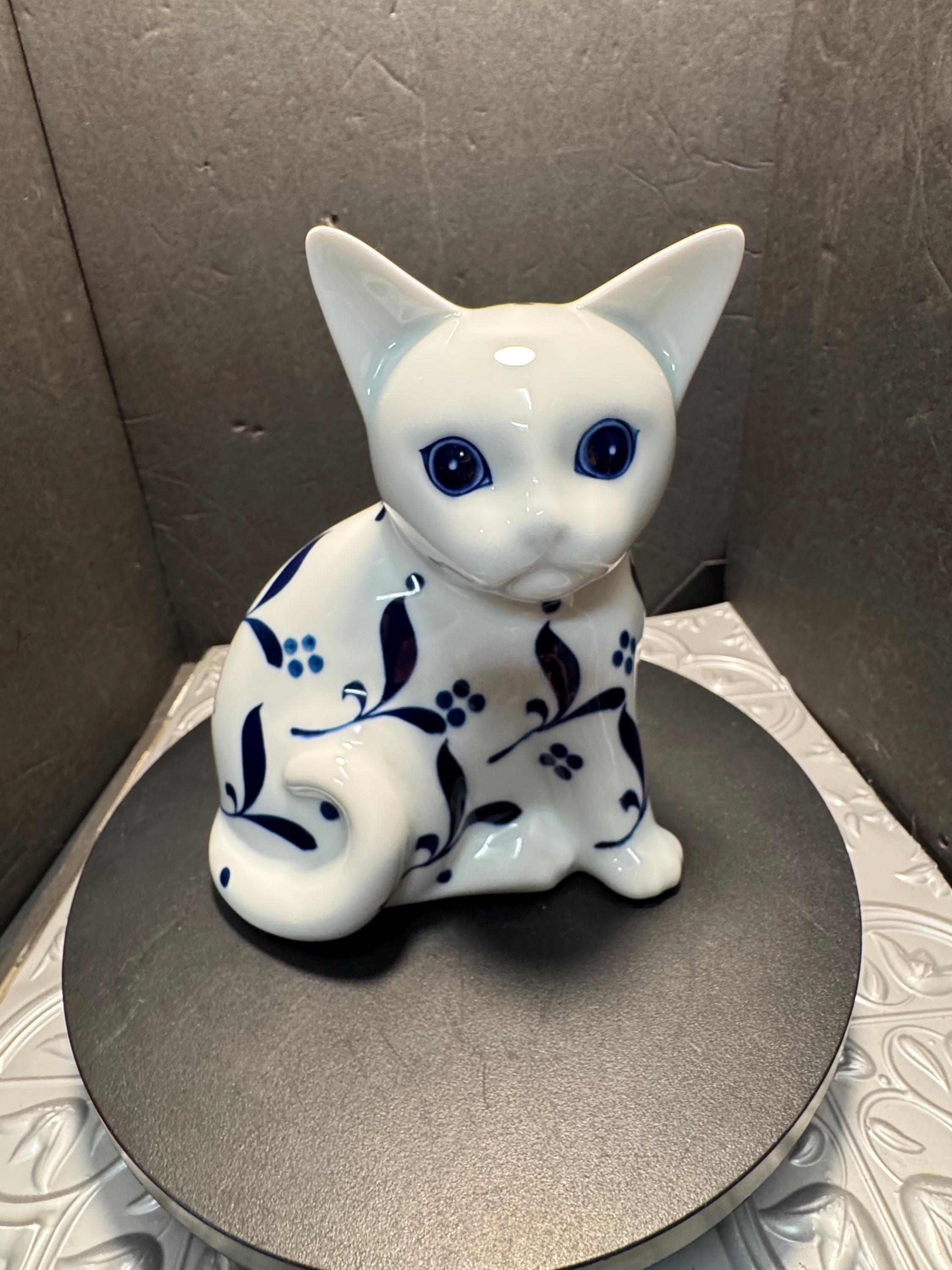Villeroy＆Boch 猫の小物入れ Villeroy boch cat - Etsy 日本