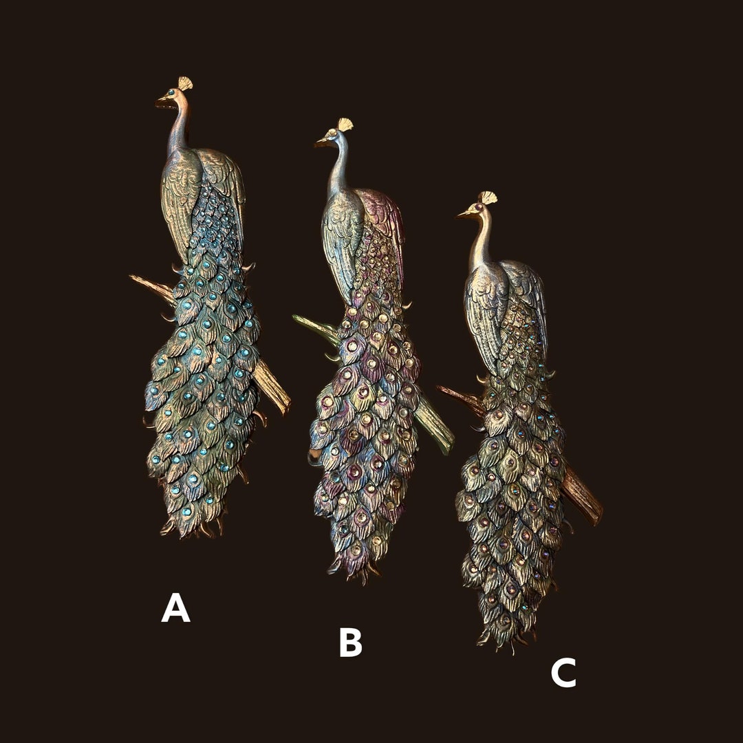 Peacock Casting Etsy