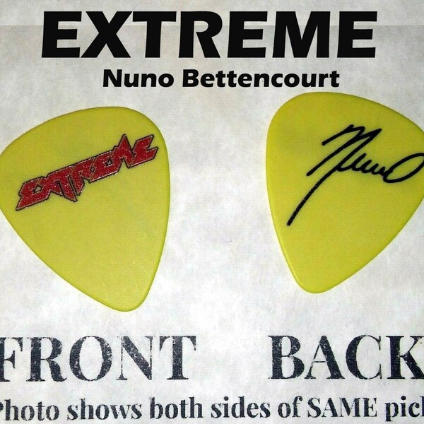 EXTREME Classic Rock band artist Nuno signature guitar pick (G4)