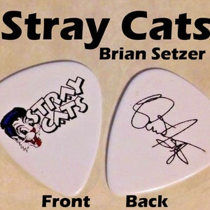 Stray Cats Brian Setzer signature guitar pick (P5)