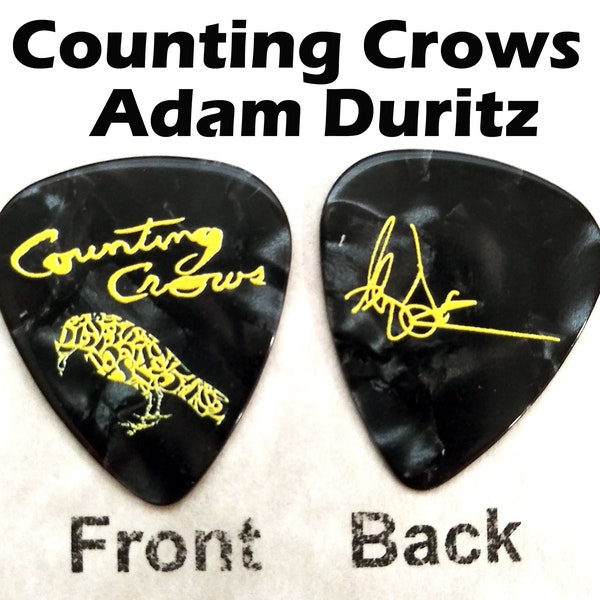 Counting Crows rock band Adam Duritz signature guitar pick (2280)