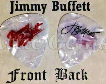 Jimmy Buffett Classic rock band signature guitar pick  (C14)