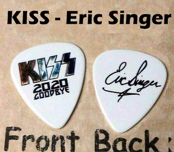 KISS Classic Rock Band Artist Double Sided Novelty Eric Signature