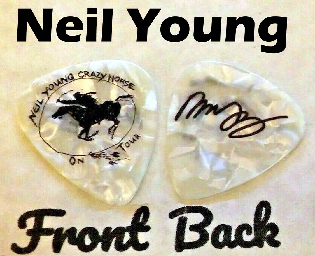 Neil Young Signature Guitar Pick S12 Etsy