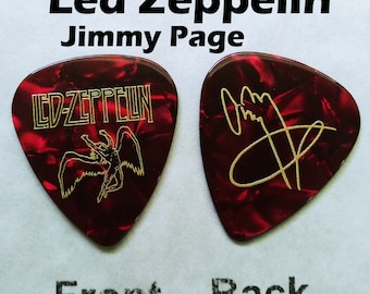 Led Zeppelin Jimmy Page signature guitar pick (J12)