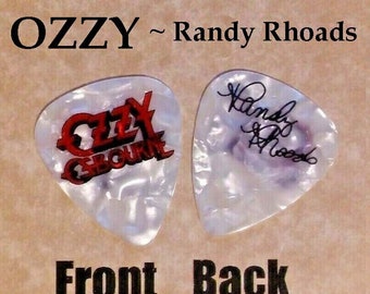 Ozzy Osbourne Randy Rhoads signature guitar pick (L14)