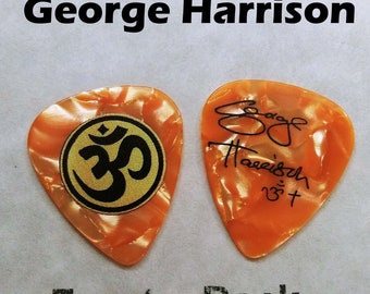 George Harrison classic Rock signature Guitar Pick (H12)