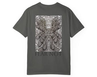 Fear Not Angel Illustration T-Shirt | Accurate Angel Art | Christian