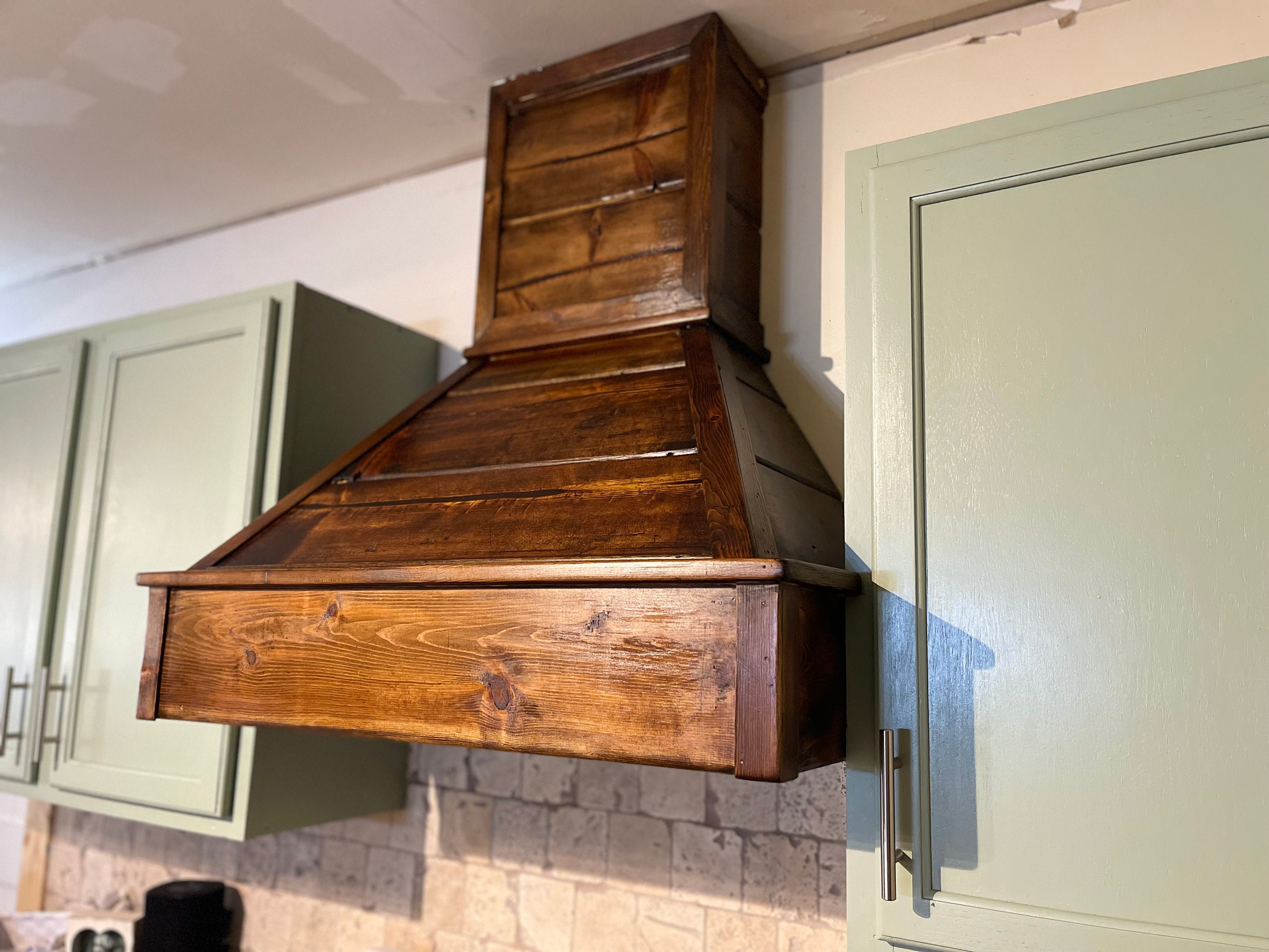 Range Hood Cover, Hood Range Cover, Farmhouse Range Hood Cover