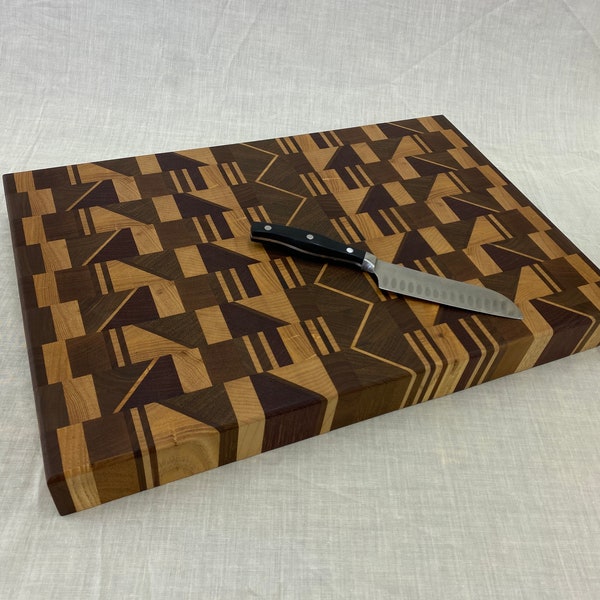 Solid Hardwood End Grain Cutting Board #4