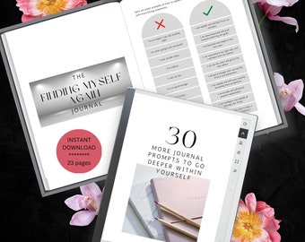 Self Care Planner Printable Minimalist | Mental Health Journal | Guided Self Care Ebook | Self Reflection Goodnotes | Daily Digital Planner