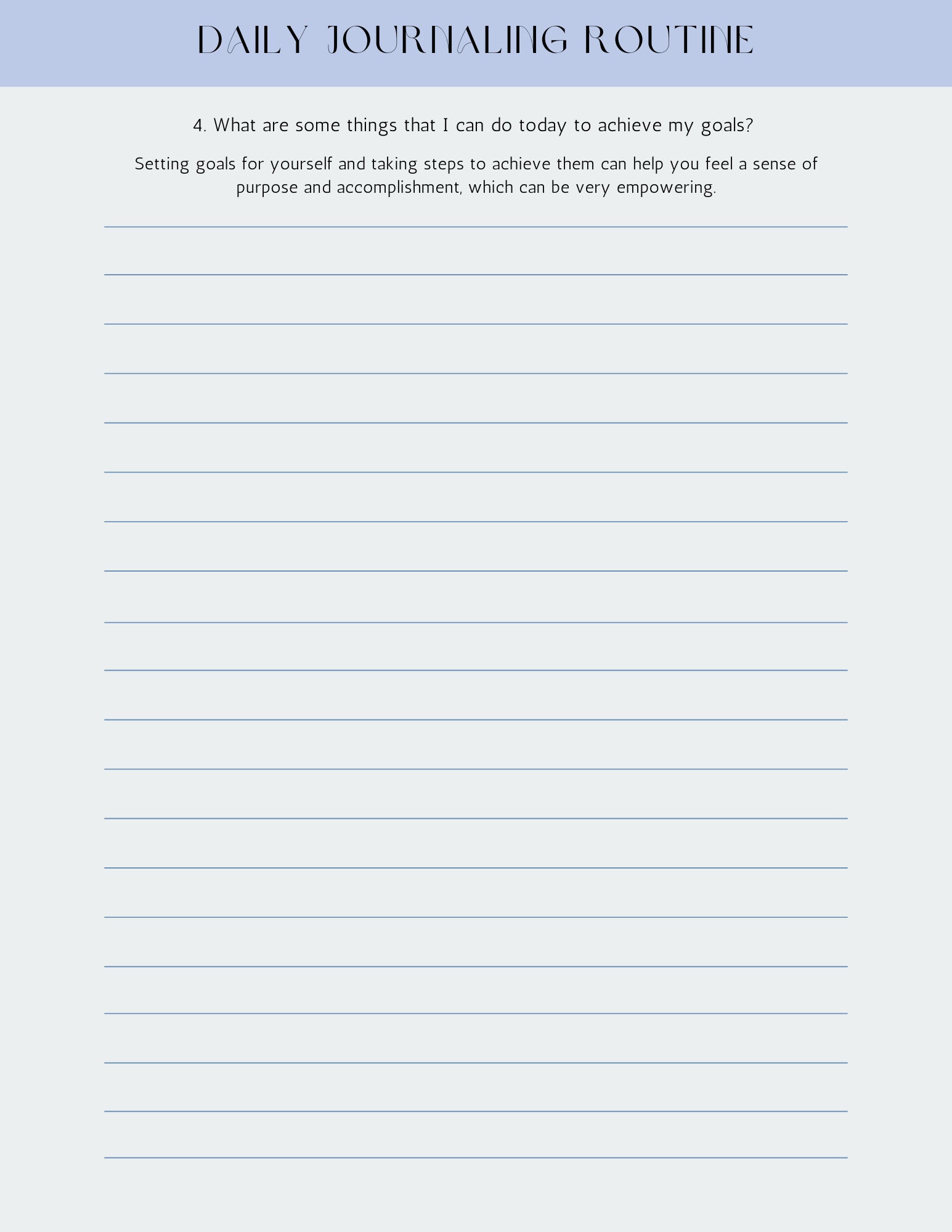 Self Care Planner Printable | Mental Health | Daily Check-in for Mental ...